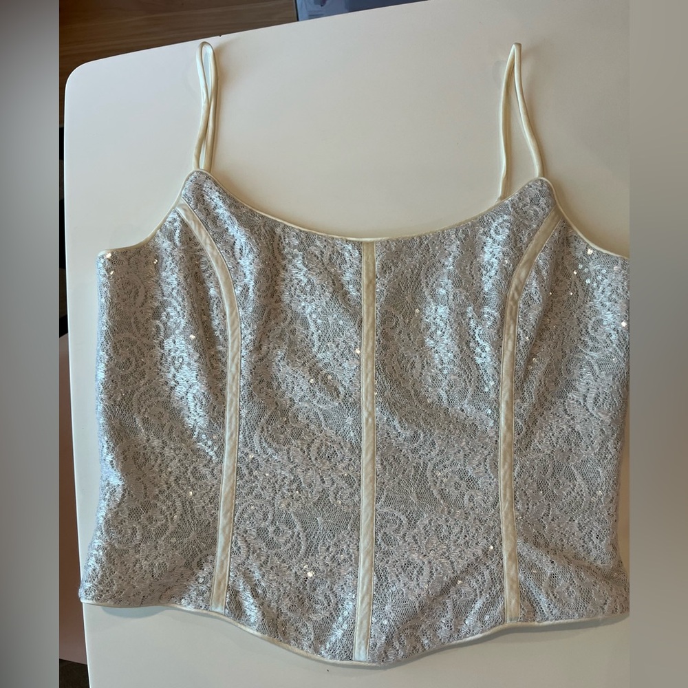 Vintage Jessica McClintock Sequined Bustier